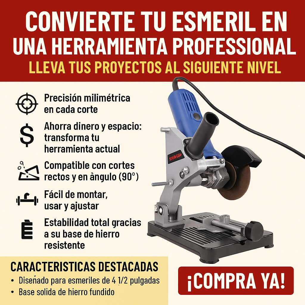 Soporte Esmeril Corte Angular Tronzadora